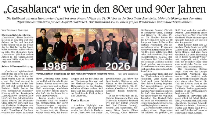 Artikel in der Kehler Zeitung